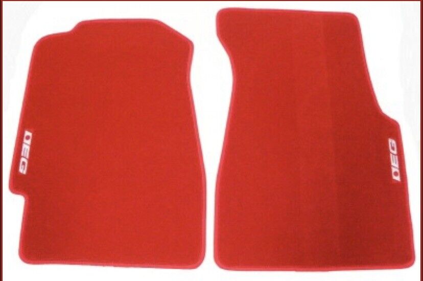 Red Interior Floor Mat Custom Carpet 4pc Set Fit 92-95 JDM Honda Civic EG