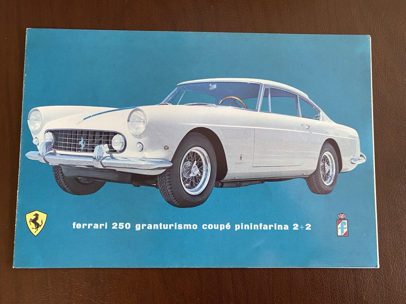 Ferrari 250 GTE Granturismo Coupe Pininfarina 2+2 Vintage Brochure (English)