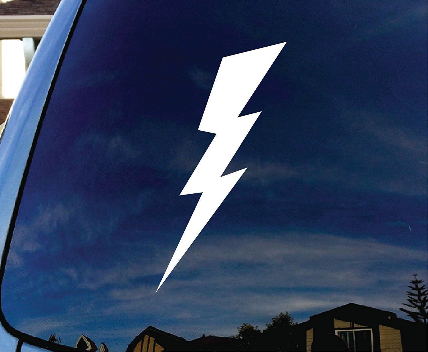 Lightning Bolt Car Window Vinyl Decal Sticker 9