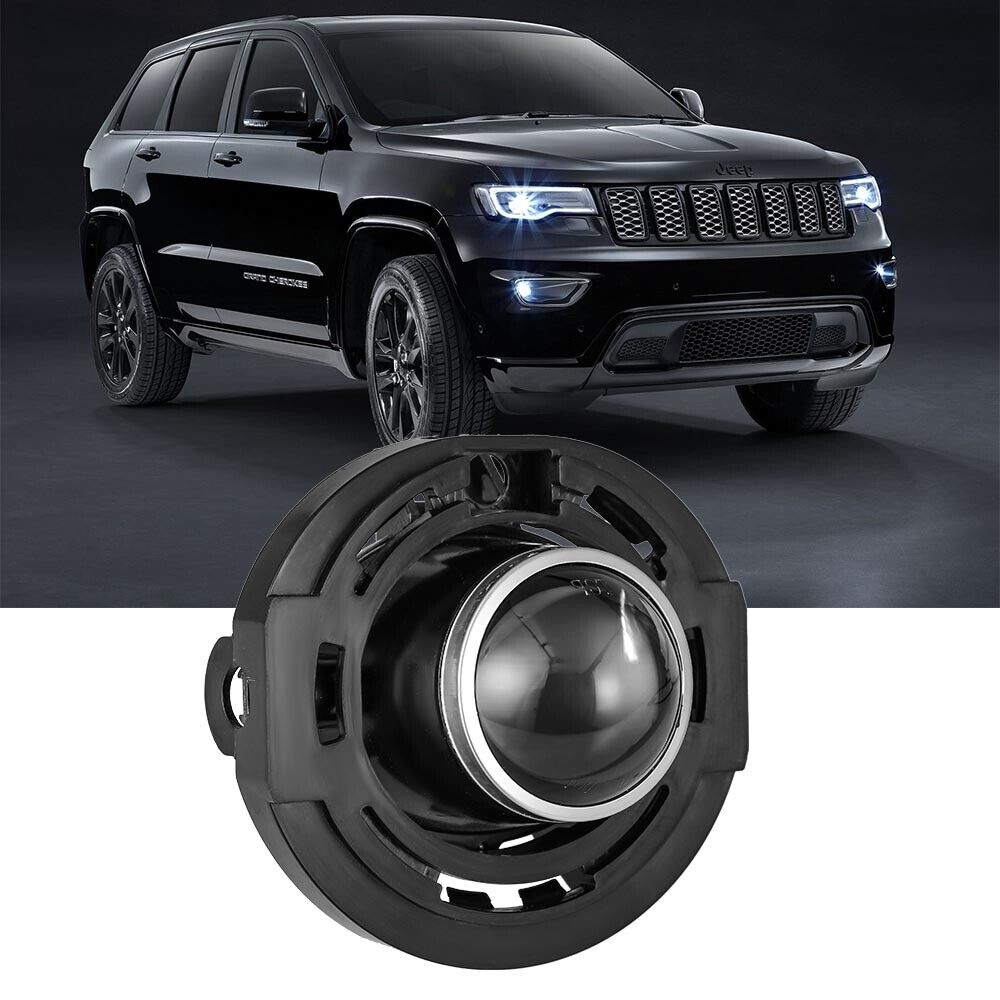 For 2014-2021 Jeep Grand Cherokee Fog Light Clear Front Bumper Lamp Left=Right 