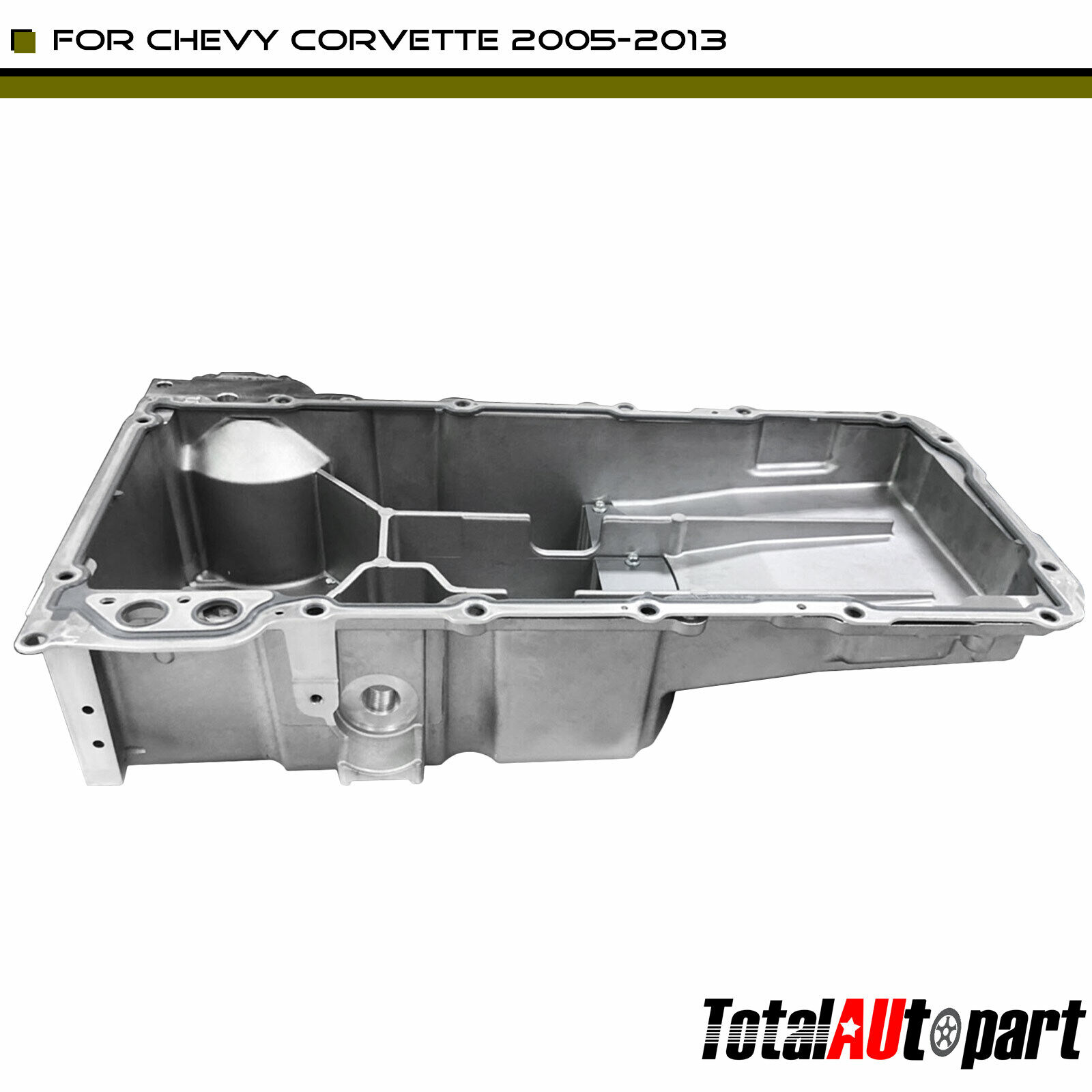 Engine Oil Pan for Chevrolet Corvette 2005-2013 6.0L 6.2L Hatchback Convertible