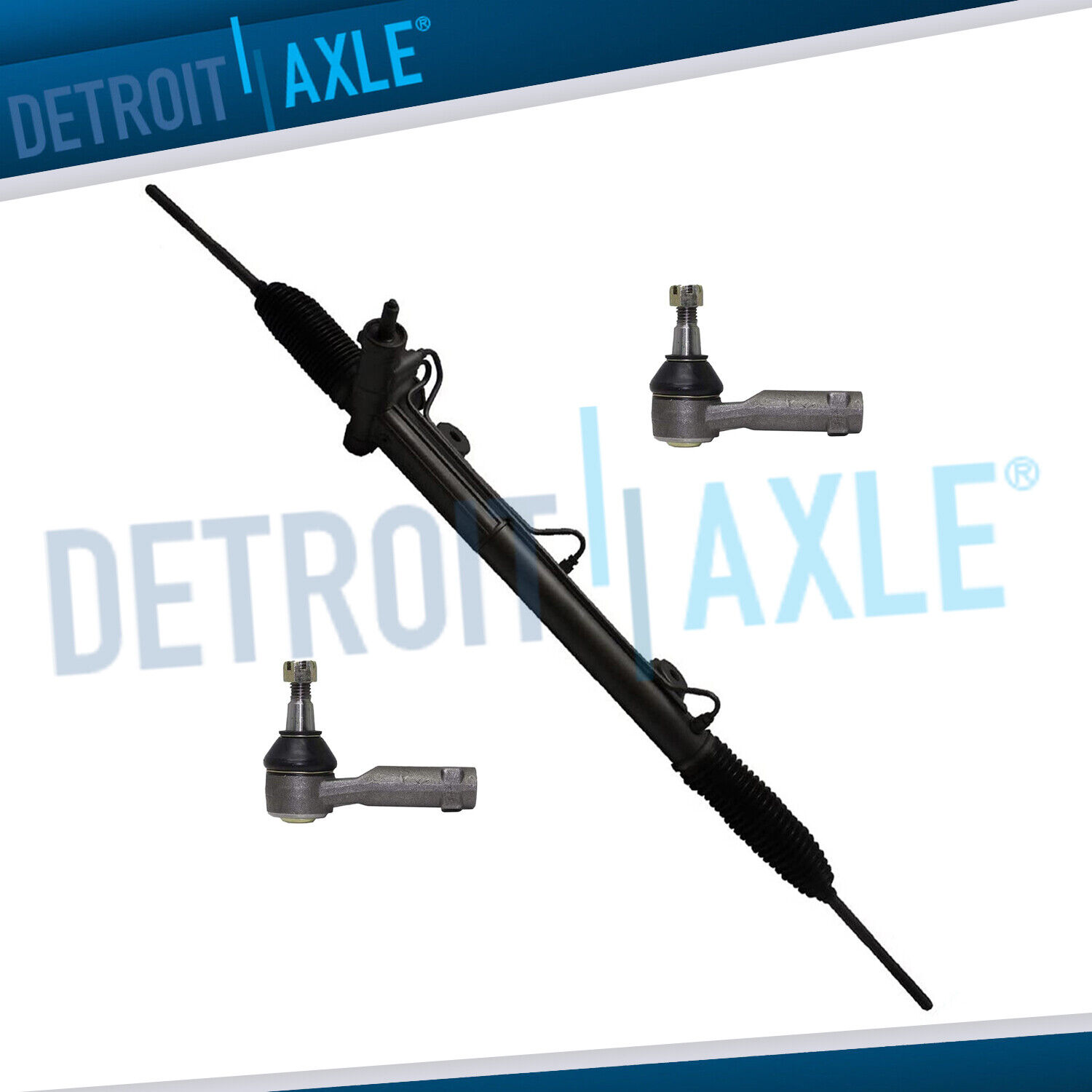 4WD Power Rack and Pinion + Outer Tie Rods for Ford F-150 Lincoln  Mark LT