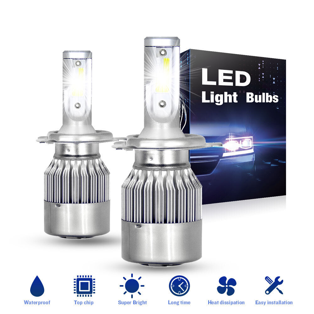 For Toyota Tundra 2000-2006 Combo LED HEADLIGHT High/Low Beam Light BULBS Kit 2x