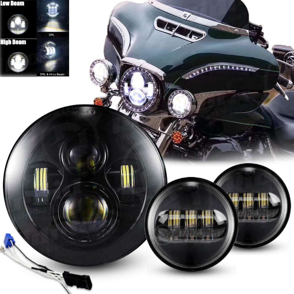 For Harley-Davidson Softail 1984-2014 Black 7\