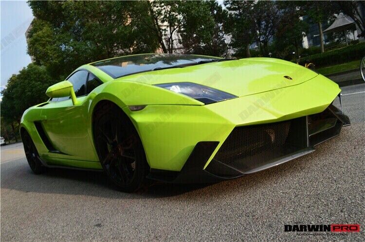 2009-2014 Lamborghini Gallardo VF Style Front Bumper W/ Carbon Fiber Lip