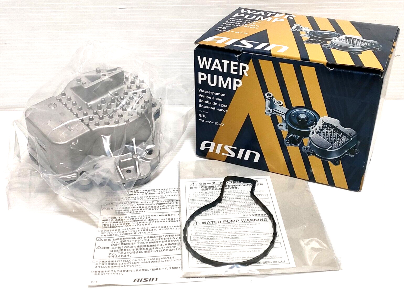 AISIN Water Pump WPT-190 WPT190 ZVW30/ZVW35 161A0-29015 Prius OEM 3.86lb 1.75kg