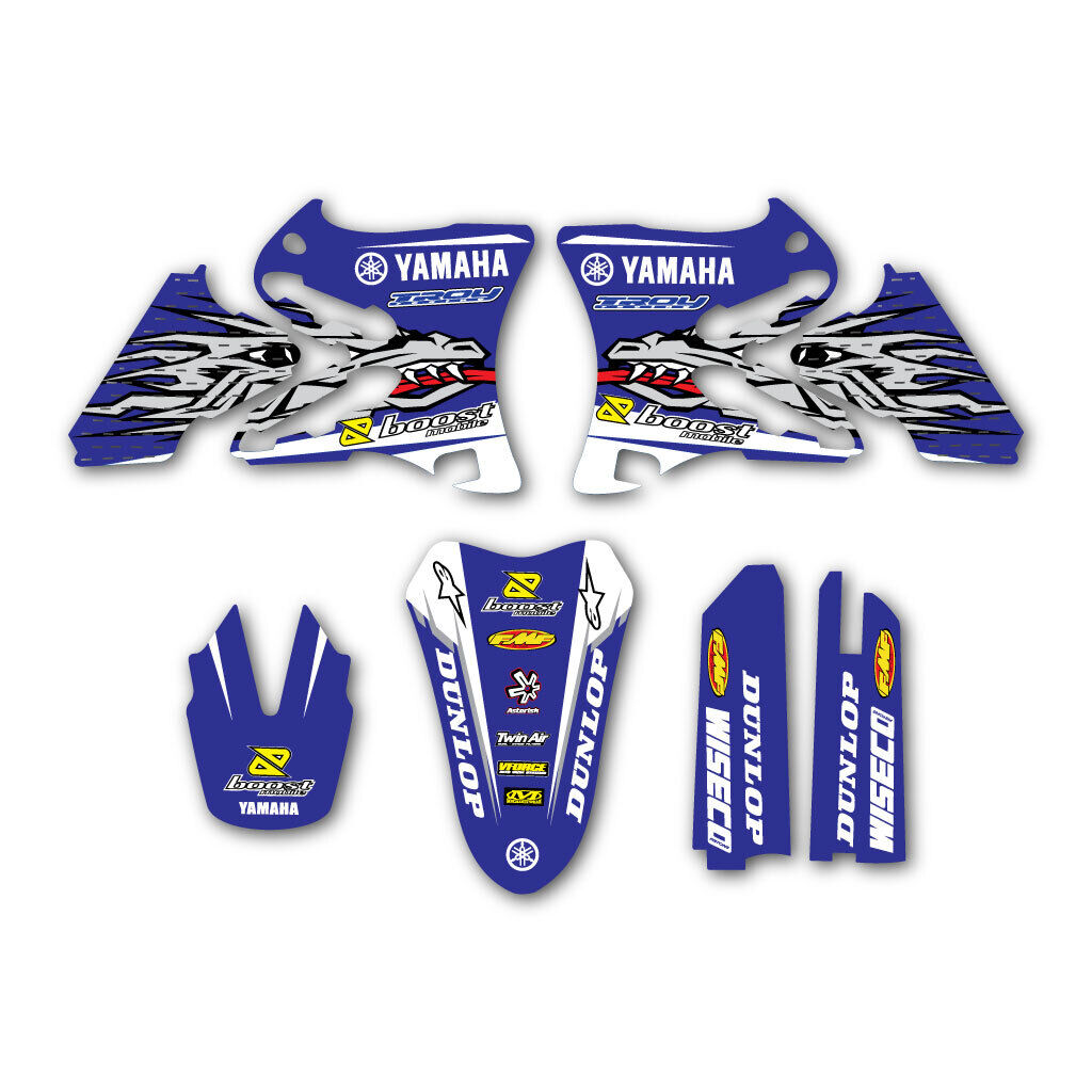 YAMAHA OF TROY GRAPHICS KIT YZ125 YZ250 2002 -2013 21mil Heavy Duty Gloss Decals