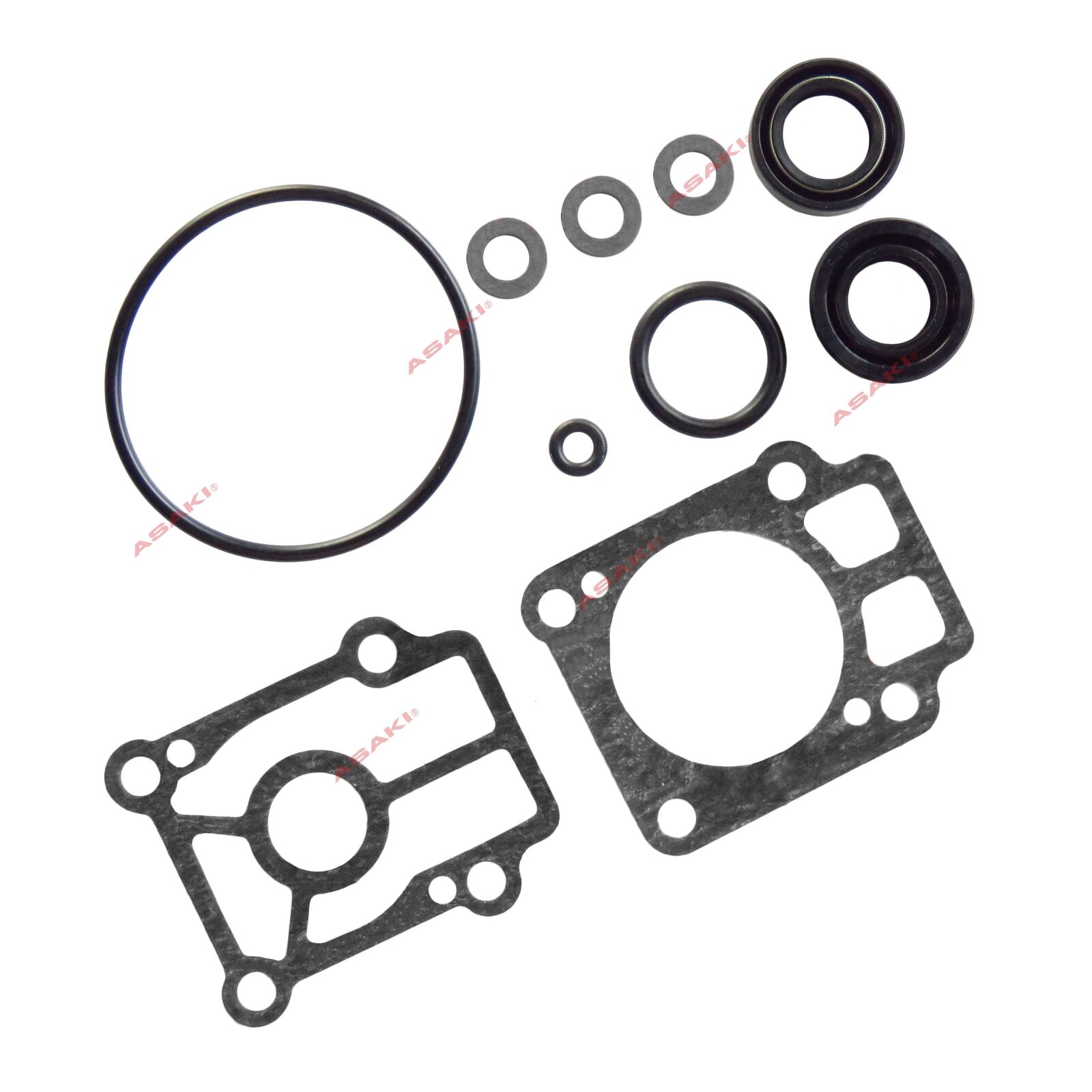 For TOHATSU NISSAN Motor 25/30HP NS25C2 NS30A4 Lower Unit Gasket Kit 346-87321-6