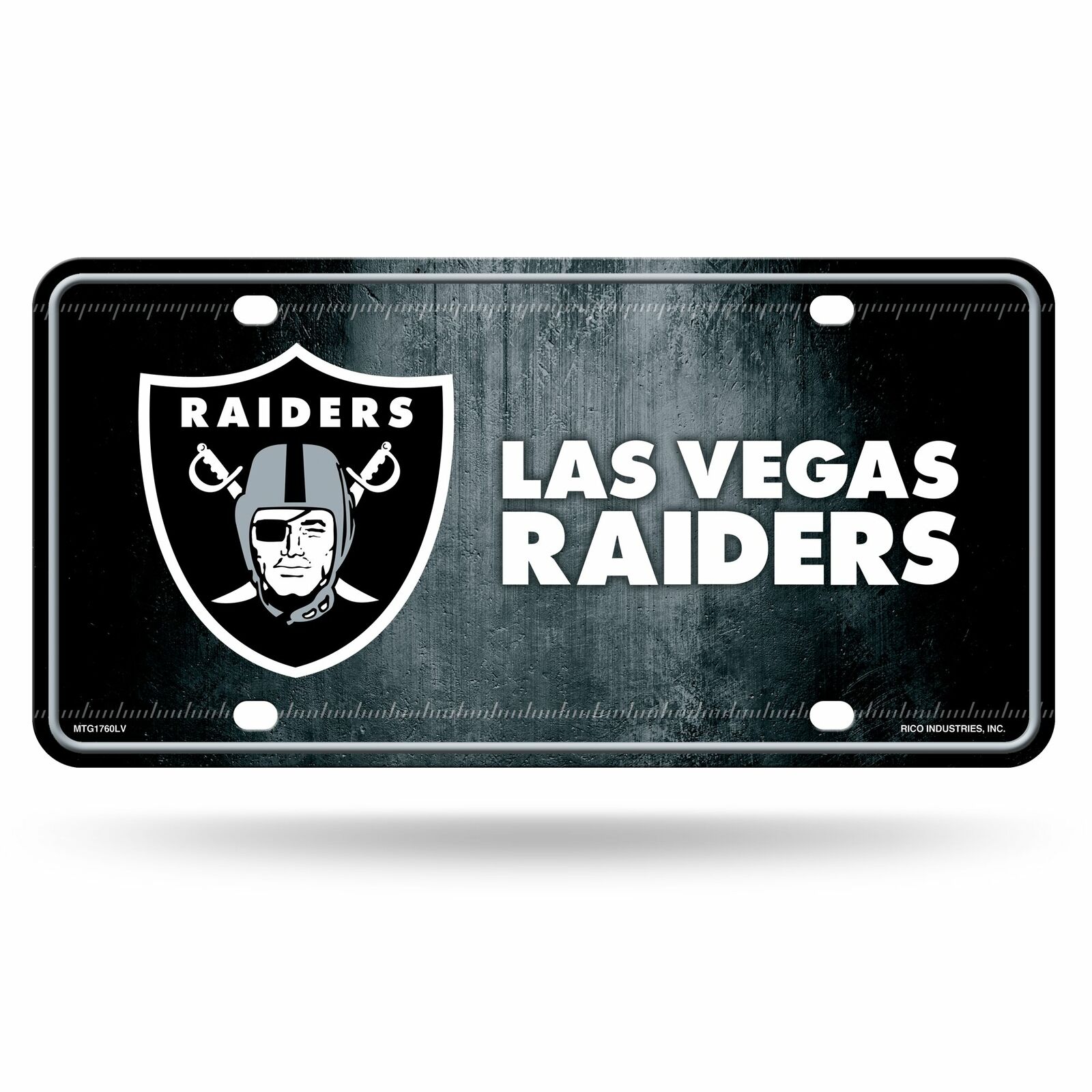 Las Vegas Raiders NFL Football Aluminum Metal License Plate Tag 