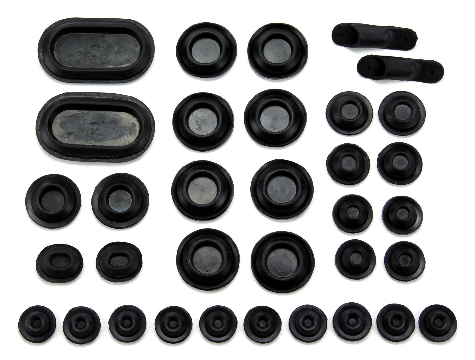 Mustang Rubber Body Plug 34 Piece Master Kit 1964 1965 1966 -Floors Cowl Trunk