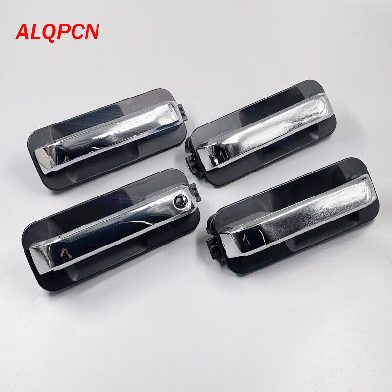 1 Lot Front And Rear Door  Chrome Outer Handle Fit For Ford F150 2015-2020