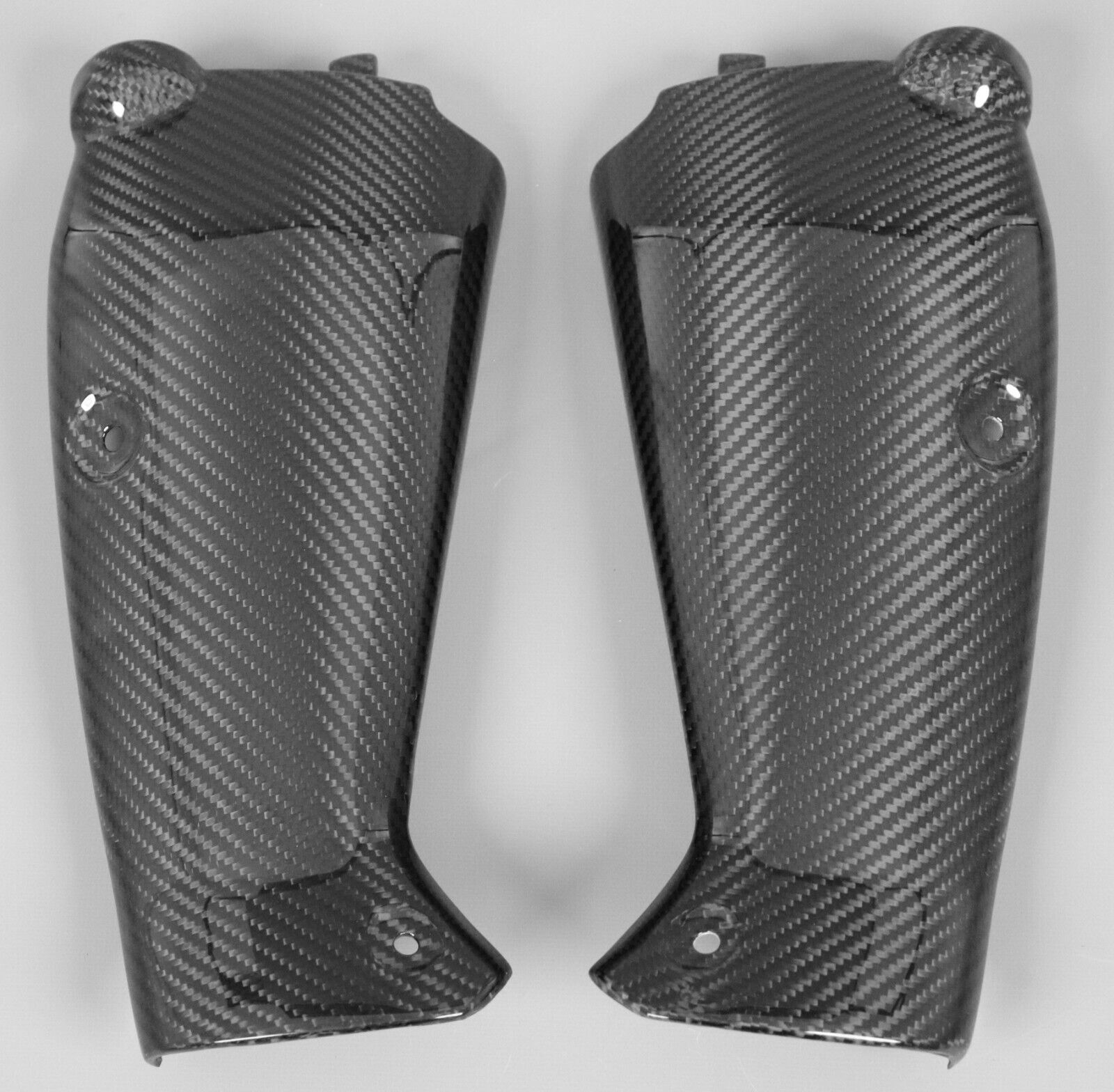 2009-2014 Yamaha R1 Radiator Covers - 100% Carbon Fiber