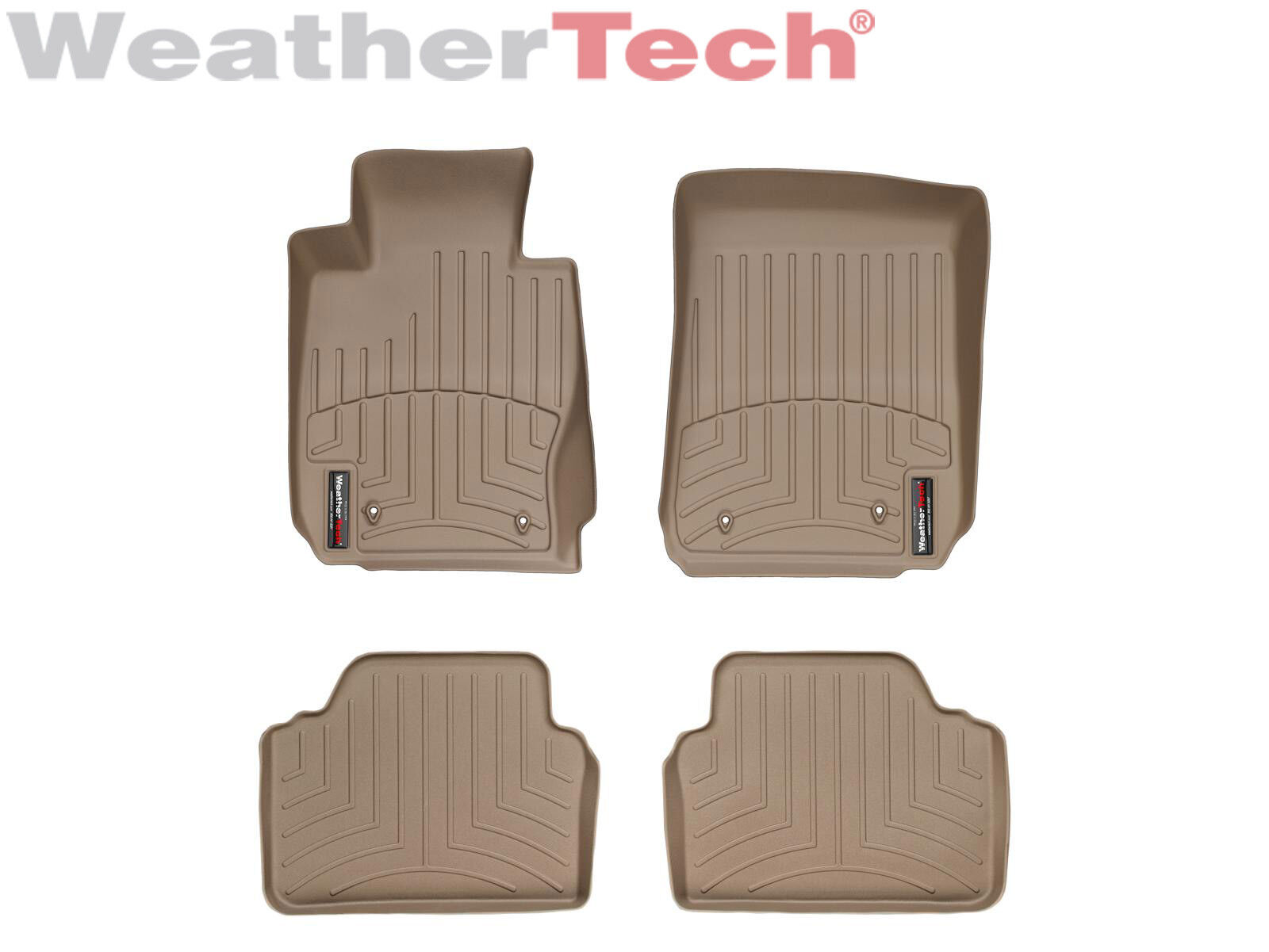WeatherTech Floor Mats FloorLiners for BMW 3-Series xDrive Sedan/Wagon - Tan