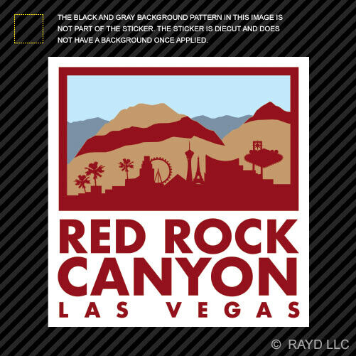 Red Rock Canyon Las Vegas Sticker Die Cut Vinyl rv bicycle cycle hike travel