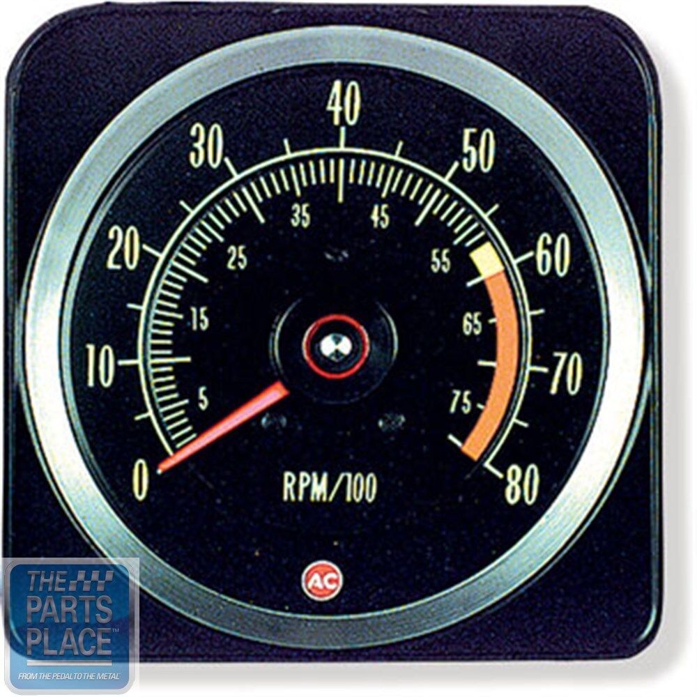 1969 Chevrolet Camaro Z28 Dash Tach Tachometer 6000 Red Line - 8000 RPM