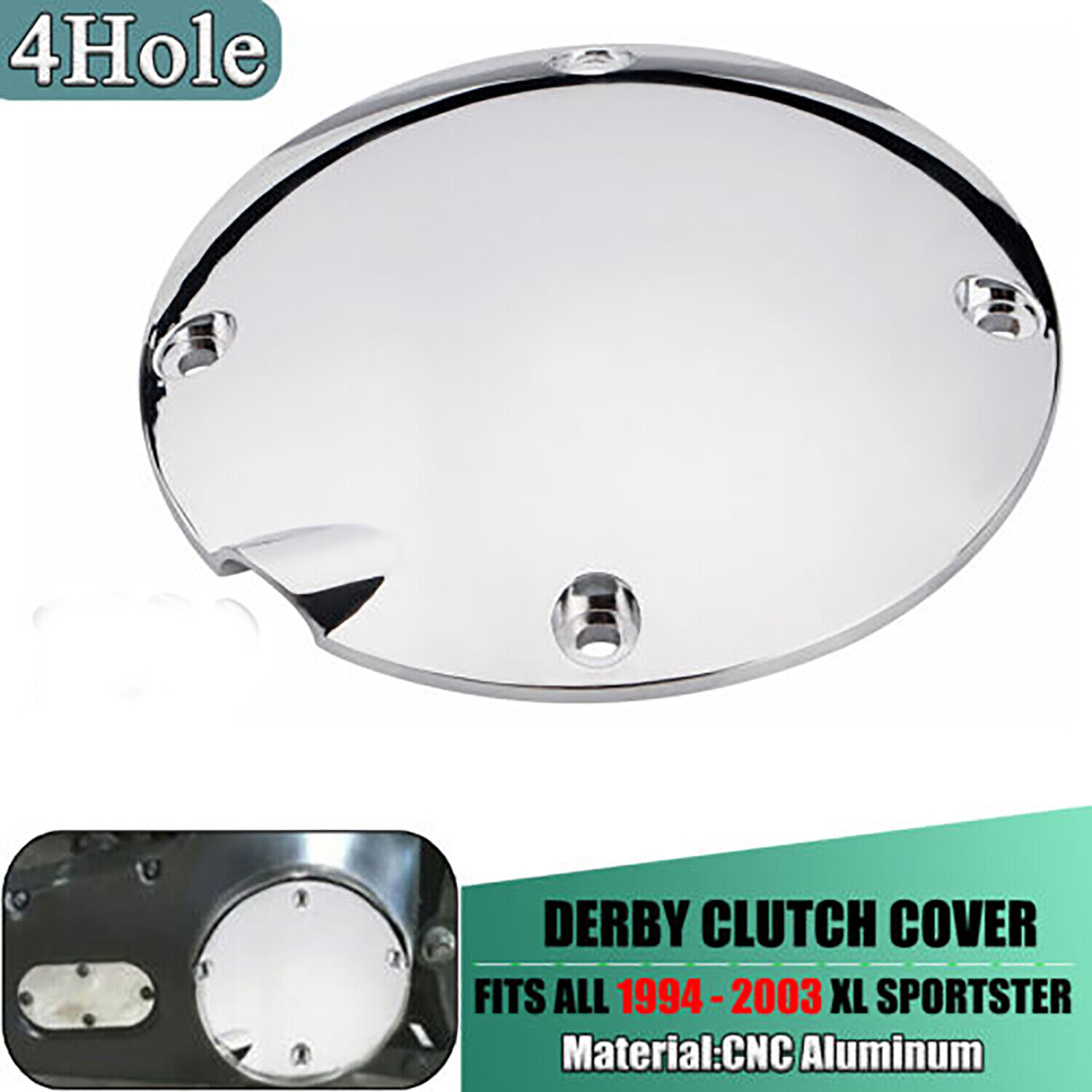Clutch Inspection Cover for Harley Sportster 883 Police XL883P/Roadster XL883R
