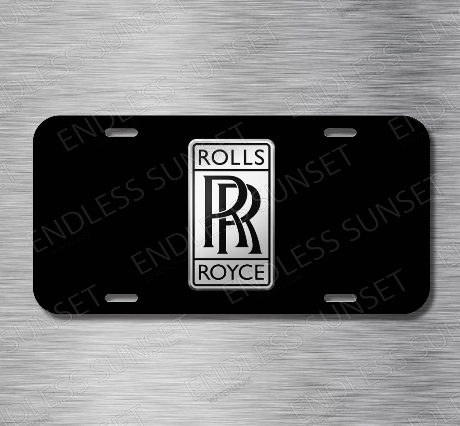 Rolls Royce Luxury Car Rolls-Royce License Plate Front Auto Tag