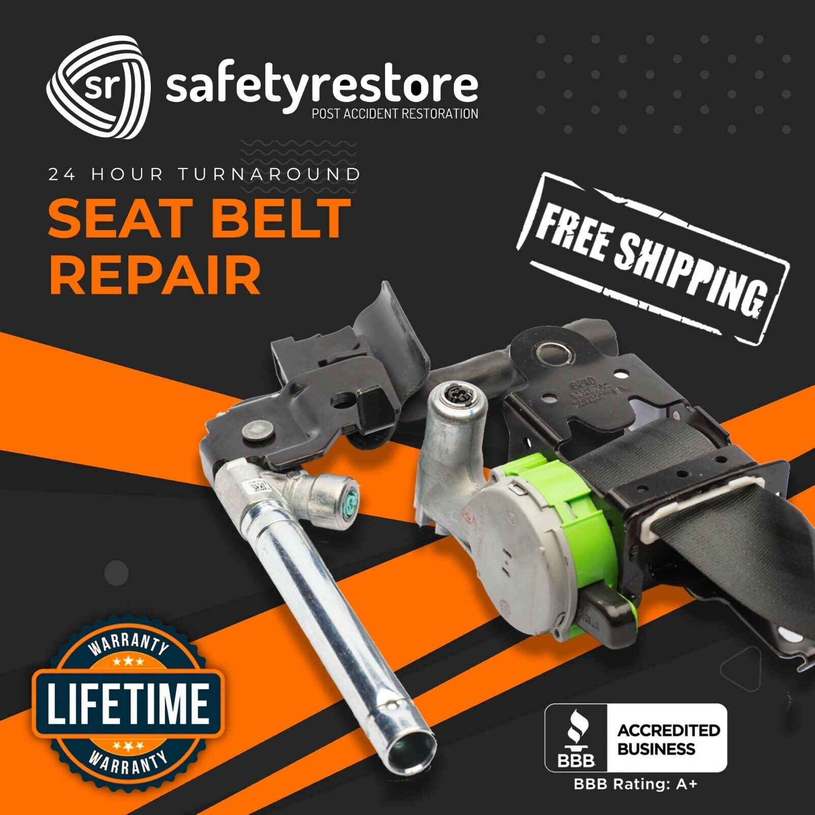 Triple-Stage Safety Belt Repair Service - All Makes and Models - 24hrs