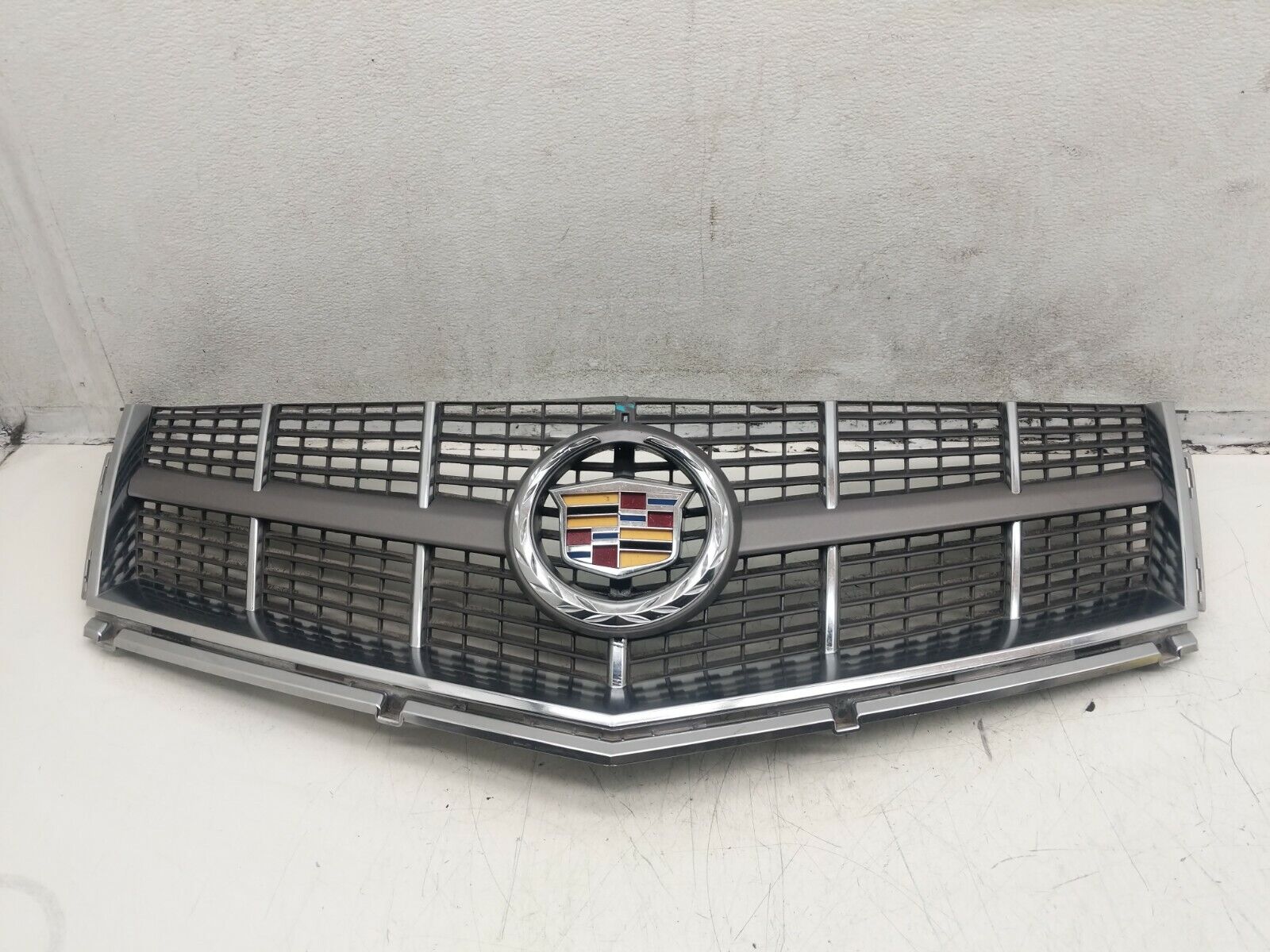 2010 2011 2012 Cadillac SRX Front Bumper Upper Grille with Badge Emblem Logo OEM