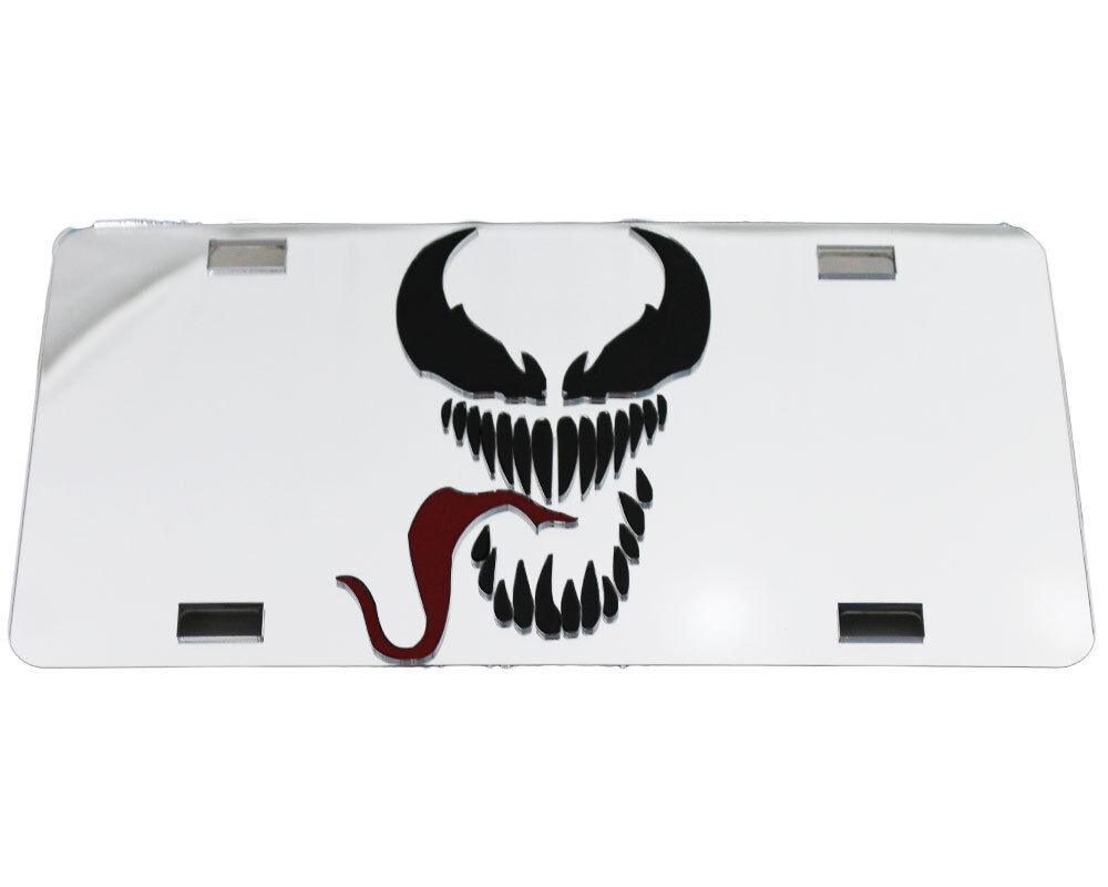 Venom Marvel Superhero Custom Mirror License Plate - Auto Tag - Vanity Plate  
