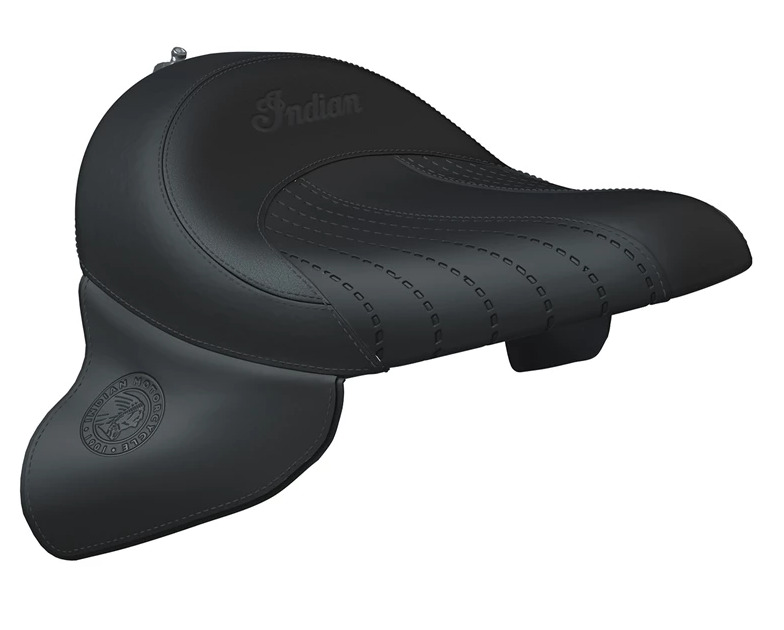 Indian Motorcycle Black All Weather Reduced Reach Seat for 2022-2024 Super Chief