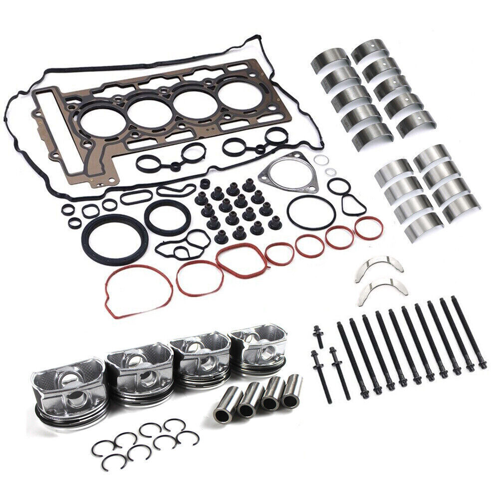 N14B16 1.6T Engine Pistons Gaskets Bearing Kit For Mini Cooper S JCW R55 R56 R57