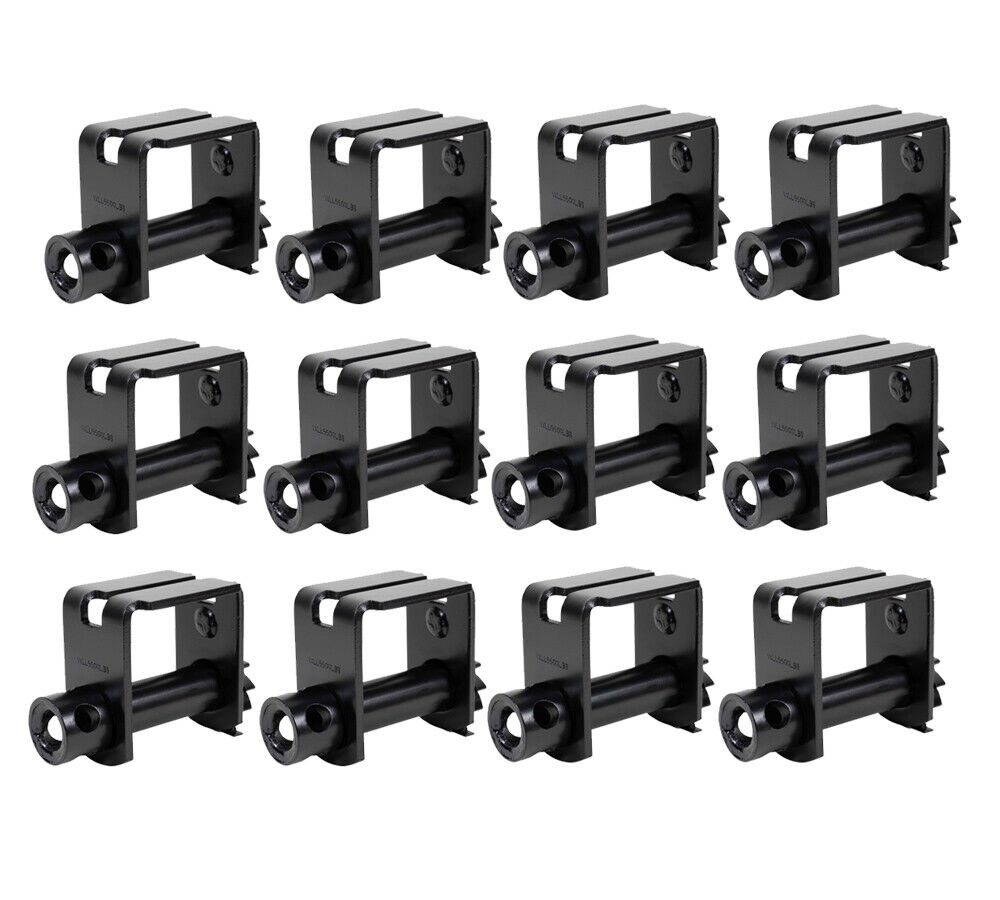 (12 Pack) Sliding Winch, LL Double L Track Flatbed Trailer Truck Winches
