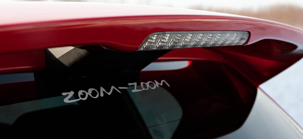 Zoom Zoom Sticker Decal Mazda Mazdaspeed 3 6 Protege Miata 