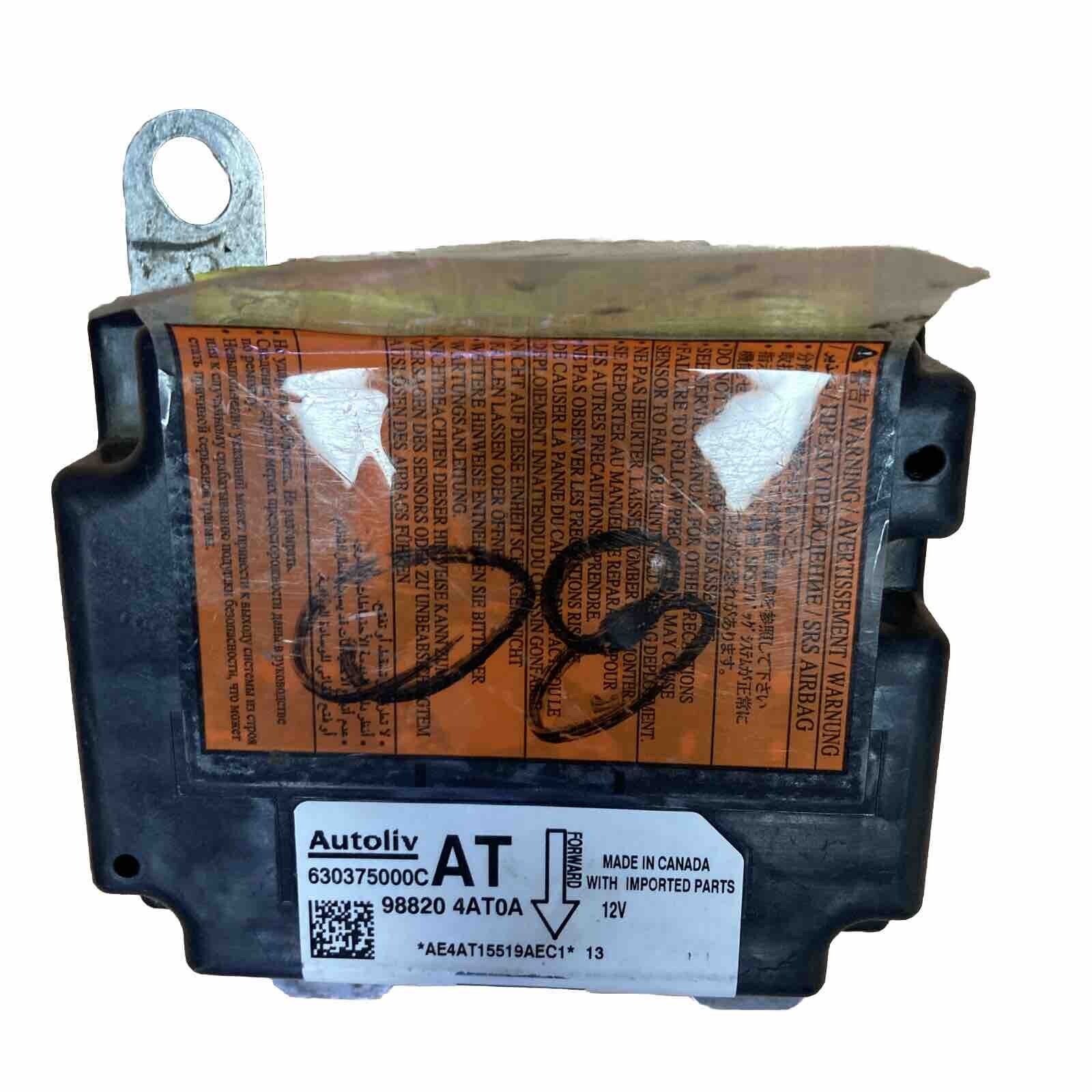 2013-2015 Nissan Sentra SRS Module Control 98820 4AT0A OEM | P4-1
