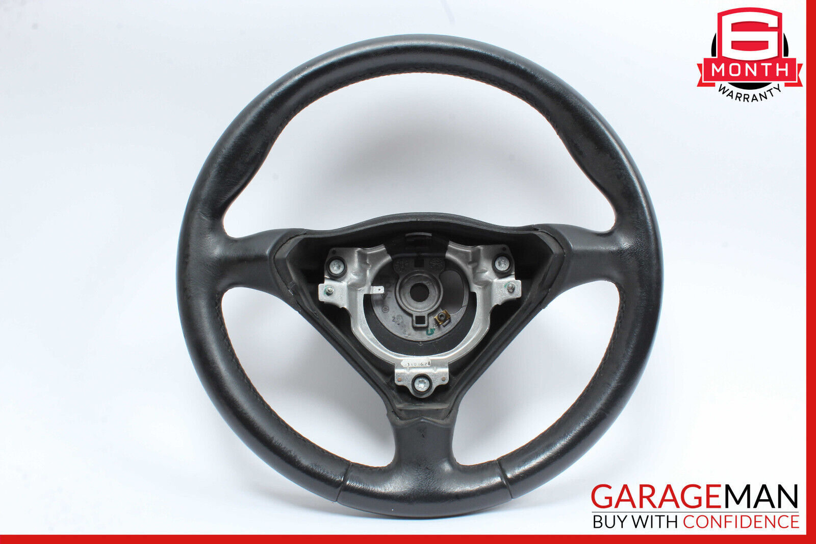 00-04 Porsche Boxster 986 Carrera 911 996 3 Spoke Steering Wheel Assembly Black