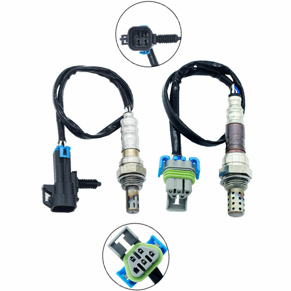 2pc Oxygen Sensor Up+Downstream for Chevrolet Equinox Malibu 2010 2011-2014 2.4L