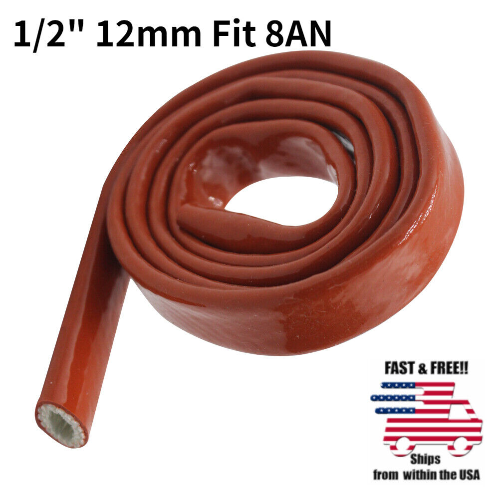 3FT Fire Sleeve Braid Flame Heat Shield 1/2\