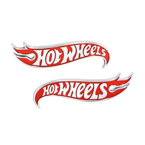 2x OEM Chevy Camaro Hot Wheels Edition Deck Lid Emblem Badge F Red Genuine