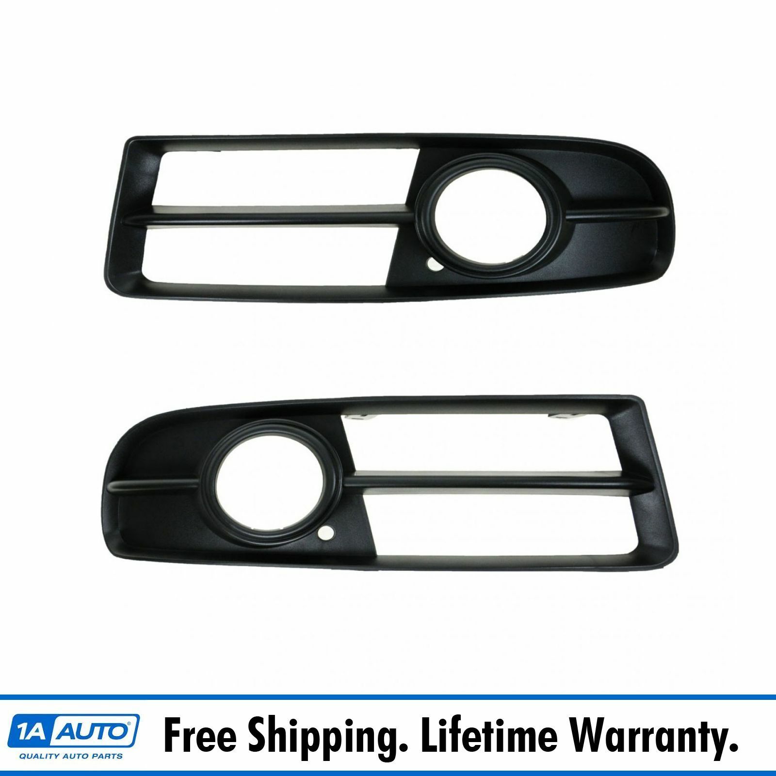 Front Bumper Mounted Lower Grille Pair Set of 2 for Audi A4 S4 Convertible