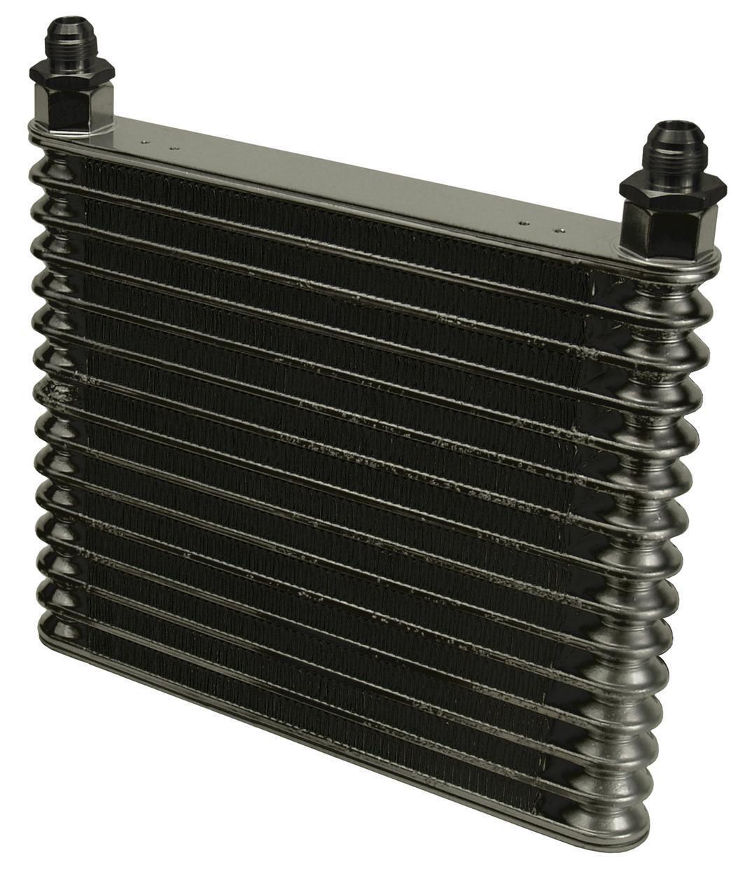 13 Row Atomic-Cool Plate & Fin Replacement Oil Cooler, -8AN Belts and Cooling En