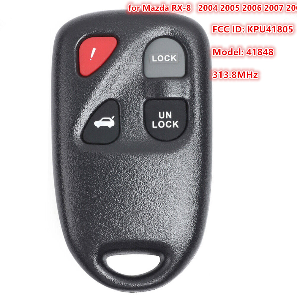 for Mazda RX-8 2004 2005 2006 2007 2008 KPU41805 Remote Key Fob Model#41848