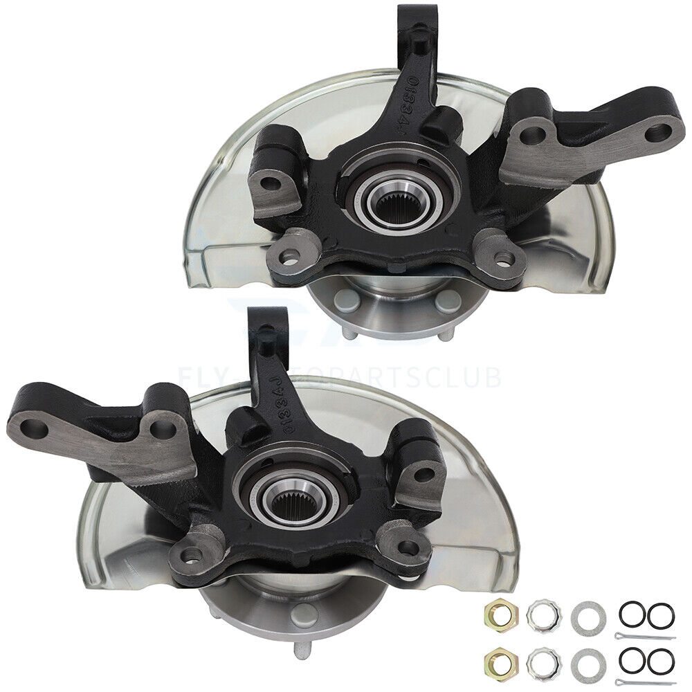 2x Front Wheel Hub Bearing Knuckle Assy For Jeep Compass Patriot Dodge Caliber