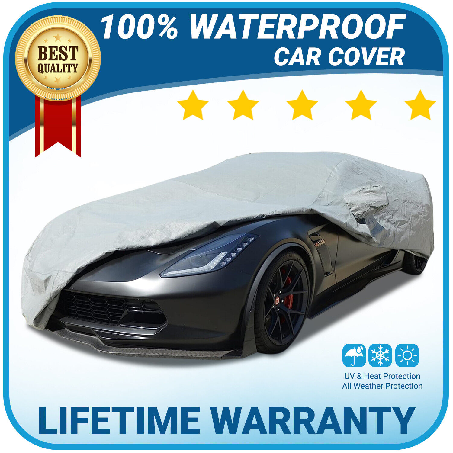 Waterproof All-Weather Protection For 1986-1998 TOYOTA SUPRA Premium Car Cover
