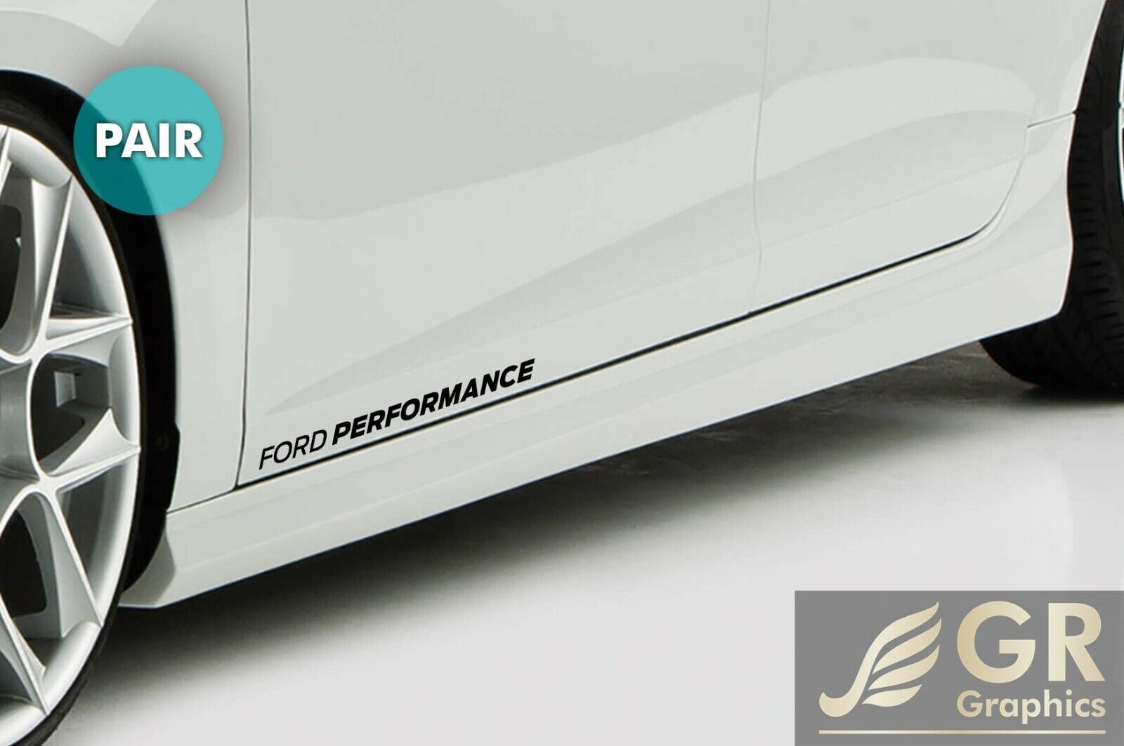 2X FORD PERFORMANCE Decal Sticker 11\