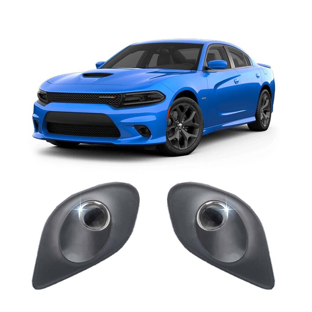For 2015-2019 Dodge Charger SRT Fog Lights Lamps Pair and Assembly Set