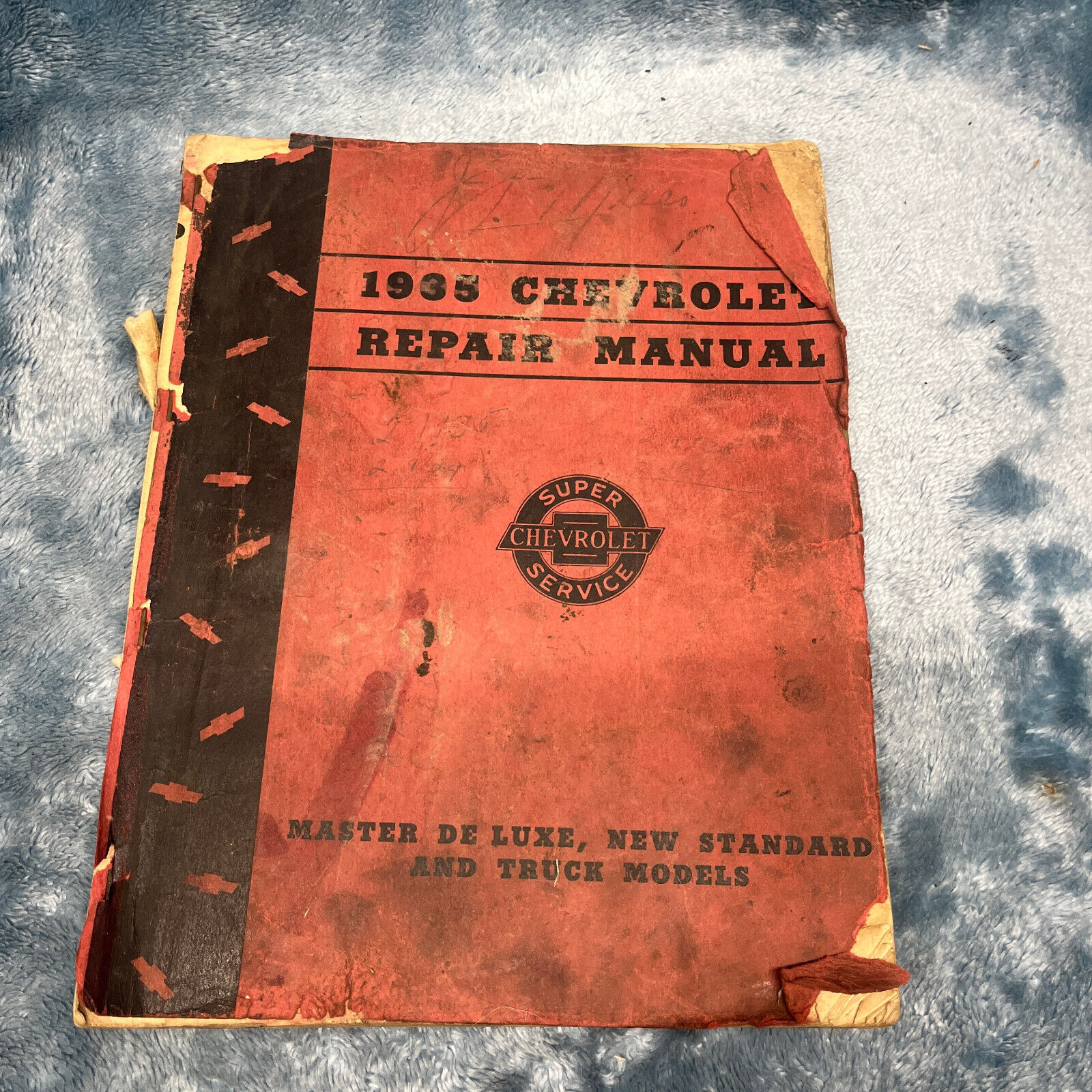 Orignal Vintage 1935 Chevy Factory Service Shop Manual Car Truck Repair Book