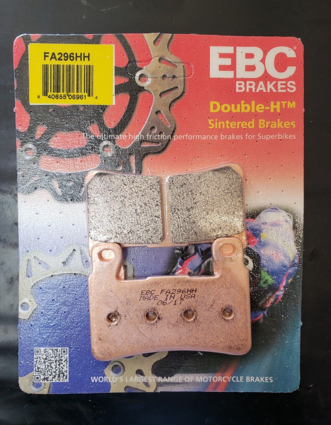 EBC Brake Pads (FA296HH)