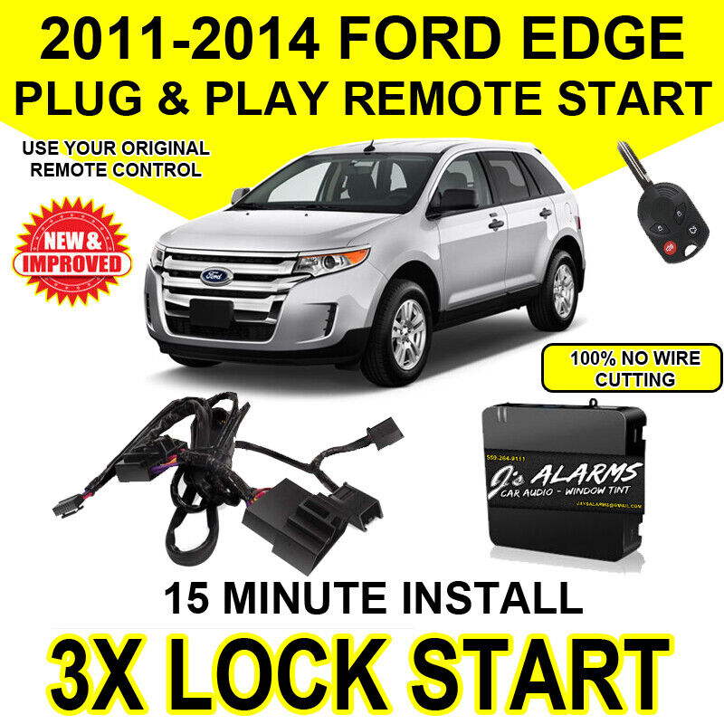 Js Alarms Remote Start Plug and Play For 2011-2014 Ford Edge 3X Lock FO1