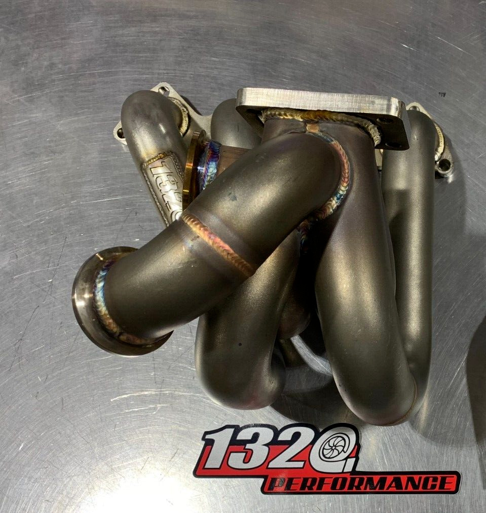 1320 Performance B series top mount T3 dual 44mm WG turbo manifold only BLEMISH