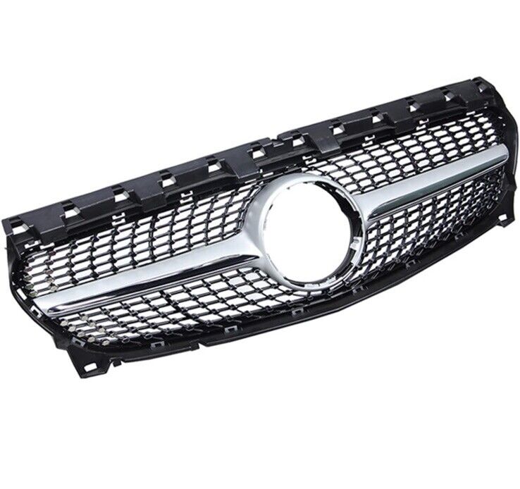 GTR Front Grille For 2013-2019 Mercedes Benz CLA Class W117 CLA200 CLA250