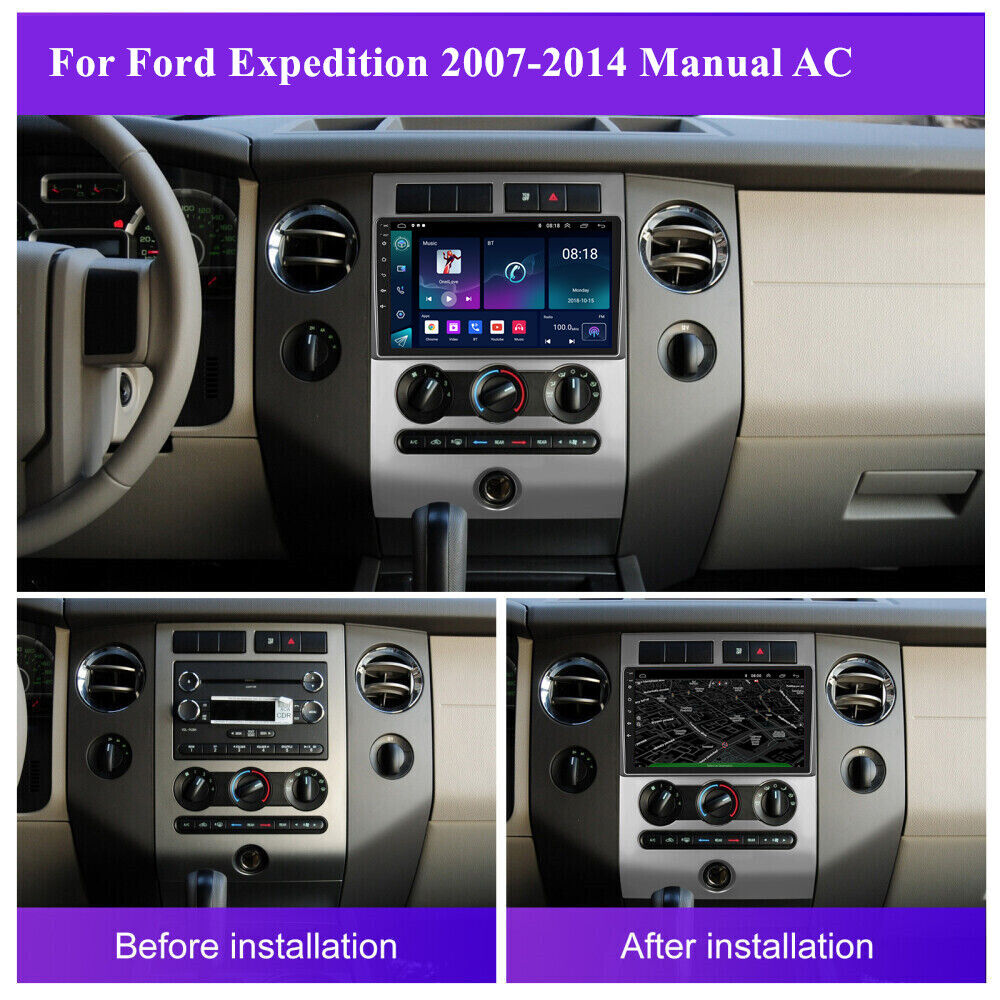 For Ford Expedition 2007-2014 Android 13 Car Stereo Radio GPS Navi Carplay 2+32G