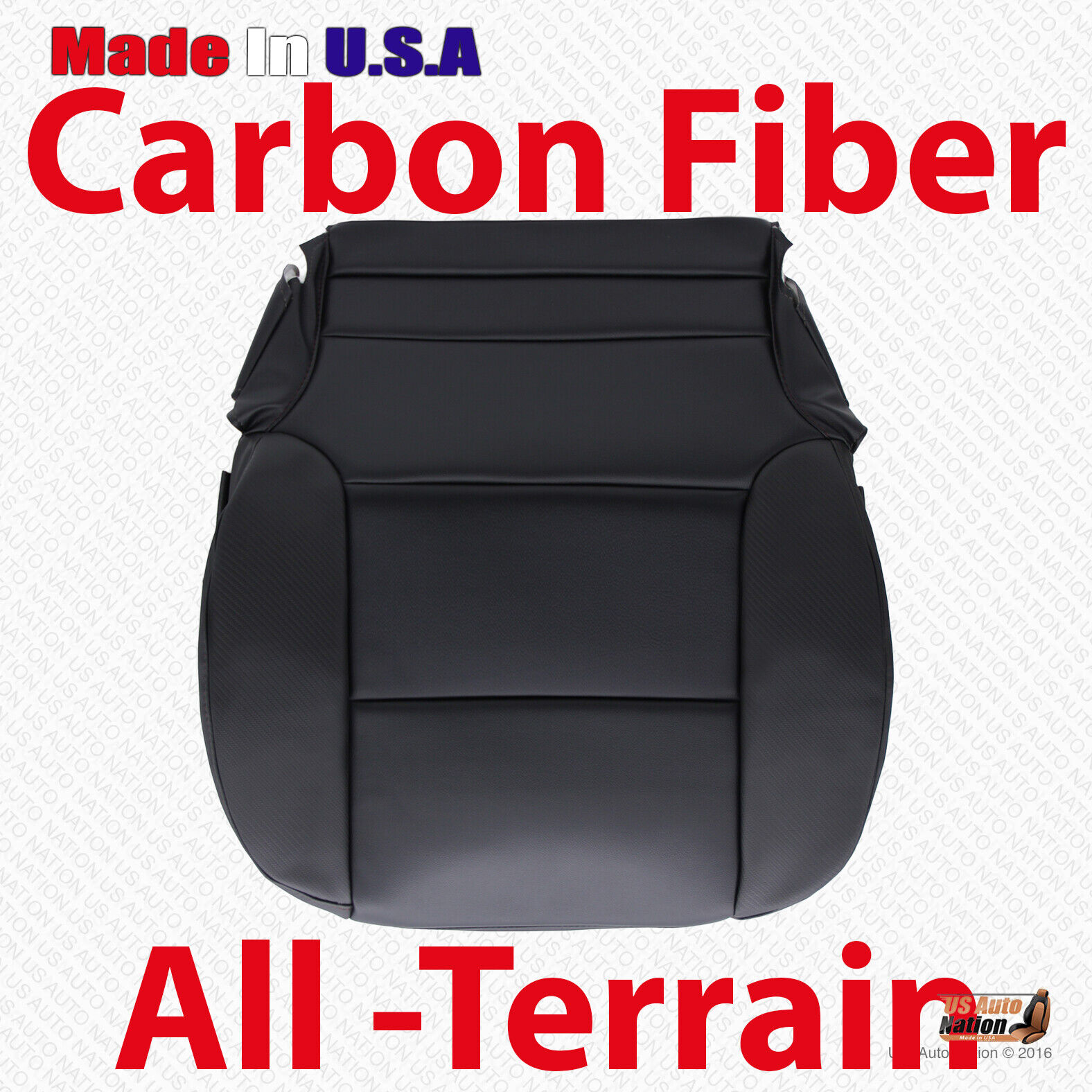 2014 2015 2016 GMC Sierra 1500 All-Terrain - Driver Bottom Leather Cover Black