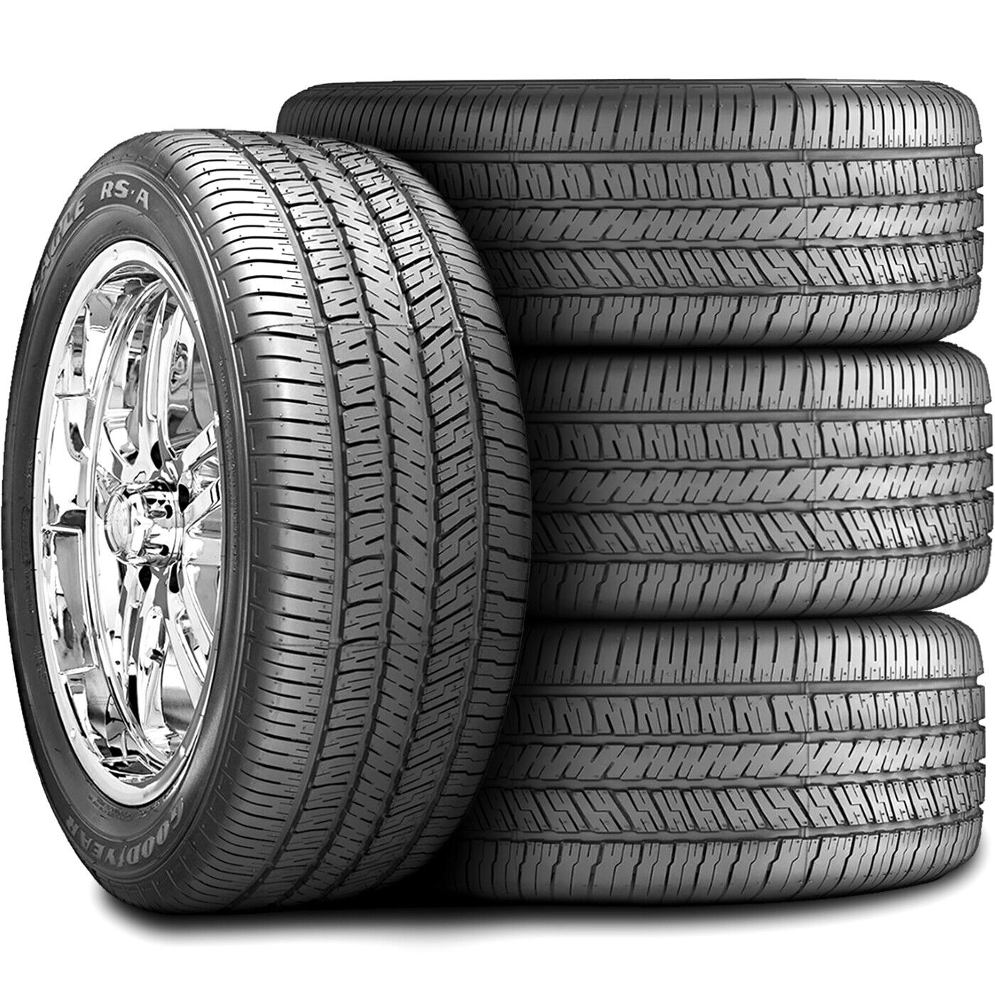 4 Tires Goodyear Eagle RS-A 205/55R16 89H (TO) AS Performance A/S