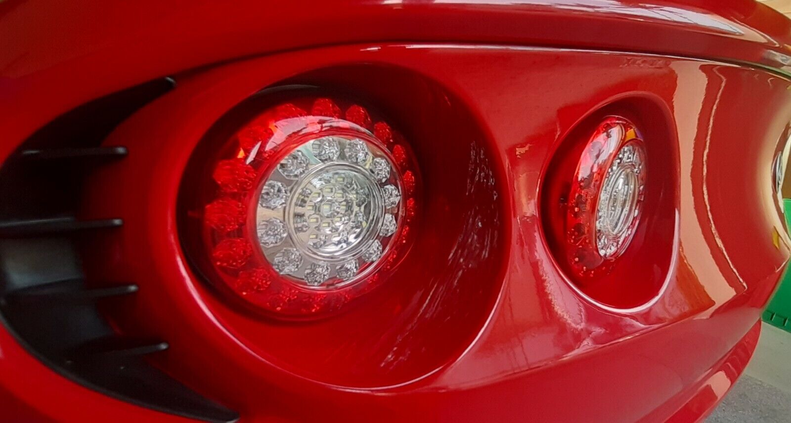 For Lotus Elise Exige LED Round rear lights Stop/Turn/Tail tailights 