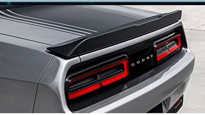 550 FACTORY STYLE HELLCAT SPOILER fits the 09-18 DODGE CHALLENGER MATTE BLACK